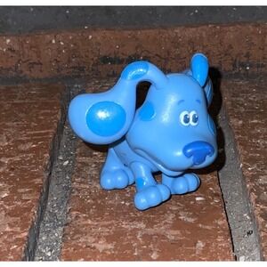 2019 Viacom Blues Clues Blue Spotted Dog PVC 2.25" Moveable‎ Body